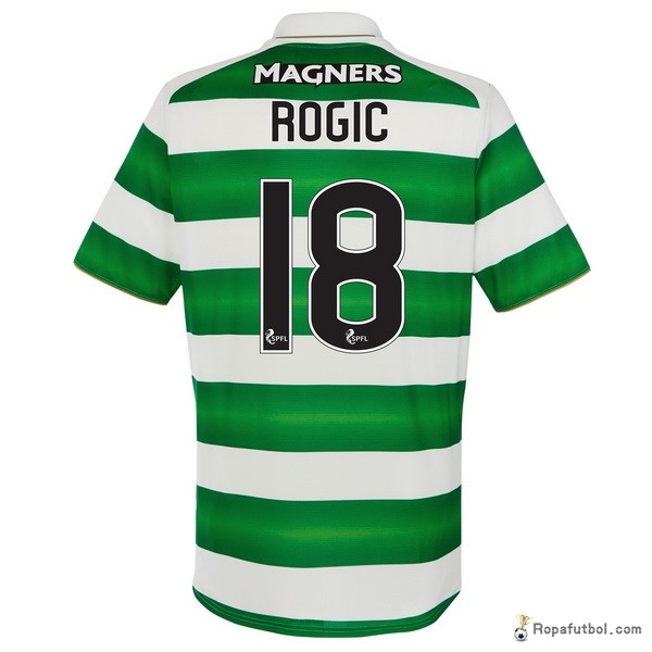 Camiseta Celtic Replica Primera Ropa Rogic 2016/17 Verde